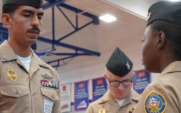 NWS Yorktown Sailors volunteer at York High School during annual NJROTC event