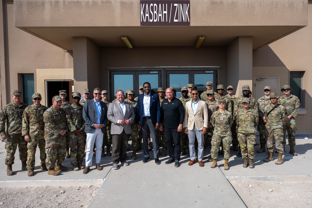 U.S. mayors visit deployed Airmen