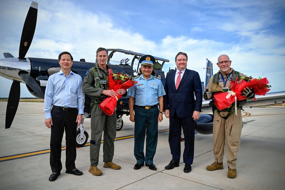 COMPACAF Delivers first T6-C to Vietnam