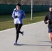 Service Members run their first lap around the route of the Turkey Trot