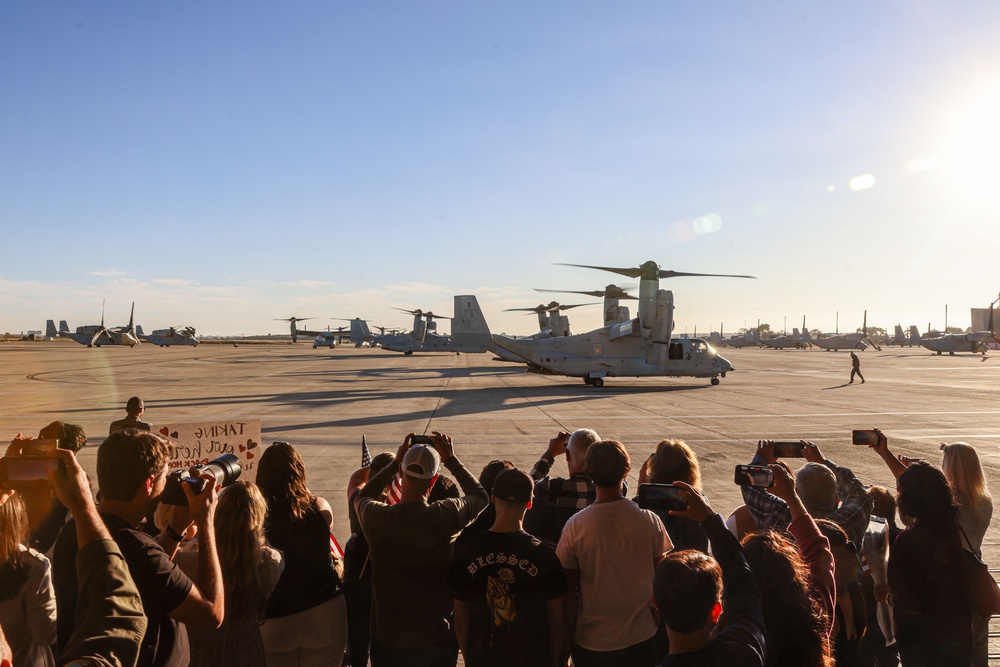 VMM-165 (Rein.) Arrives Home From Deployment