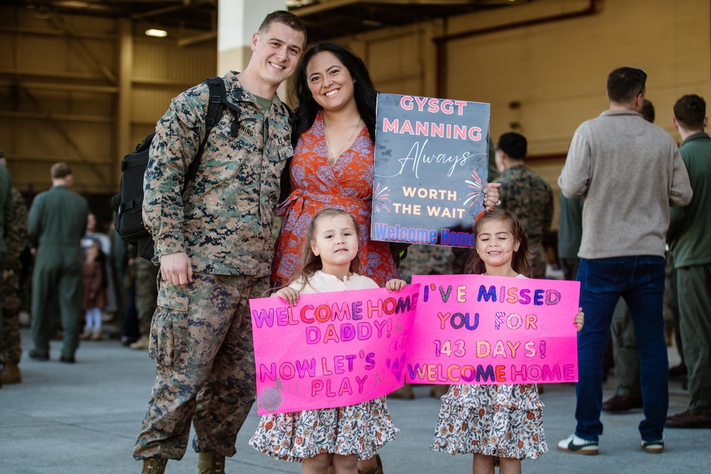 VMM-165 (Rein.) Arrives Home From Deployment