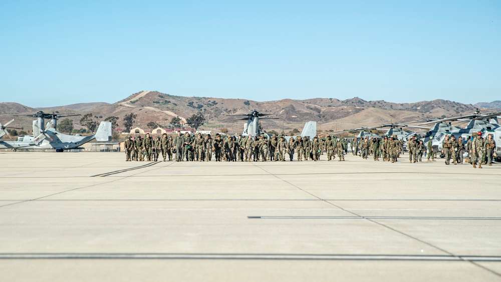 VMM-165 (Rein.) Arrives Home From Deployment