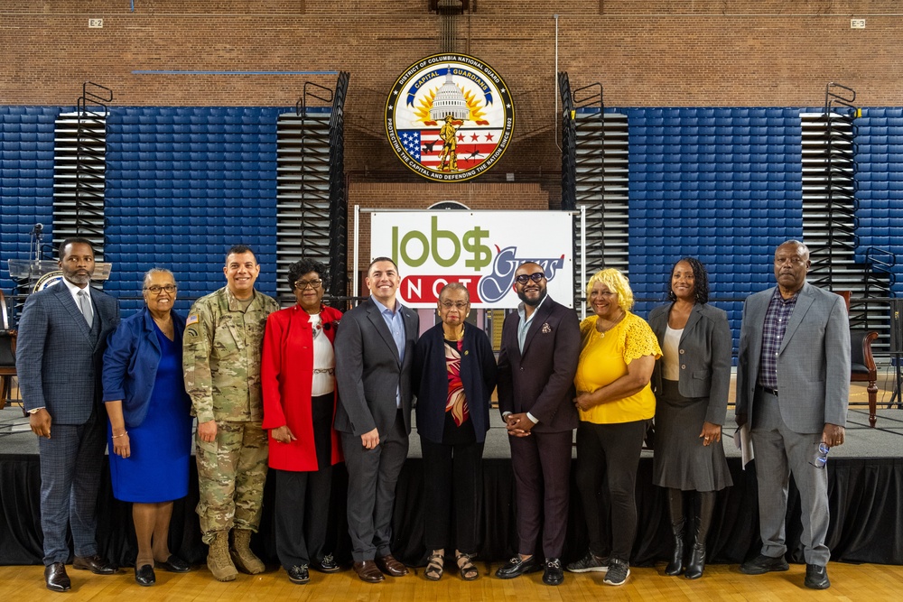 DC National Guard and NAMC Host Jobs Not Guns/Jobs Not Drugs Fair, Connecting Residents to Careers and Community Support