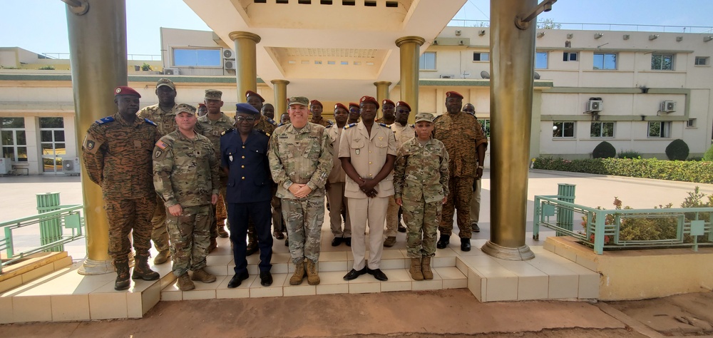 Chaplain SMEE with Burkinabe Chaplain Corps