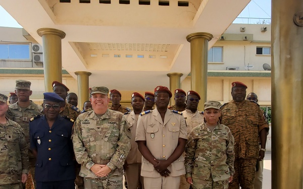 Chaplain SMEE with Burkinabe Chaplain Corps