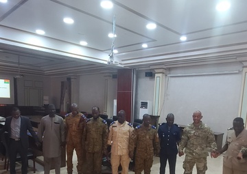 Chaplain SMEE with Burkinabe Chaplain Corps