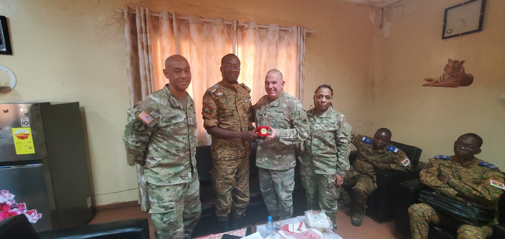 Chaplain SMEE with Burkinabe Chaplain Corps