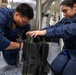 USS George Washington Sailors Maintain Stretcher