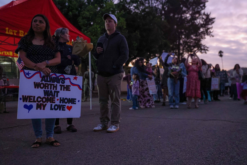 BLT 1/5 Returns to Camp Pendleton from Deployment