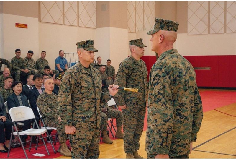 MCIPAC, Camp Mujuk Sergeant Major Appointment and Relief Ceremony