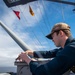 Sailors Work Aloft Aboard USS Carl Vinson (CVN 70)