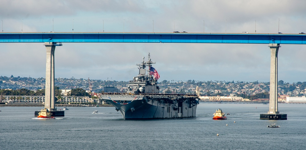 USS Boxer (LHD 4) Returns Home from Deployment