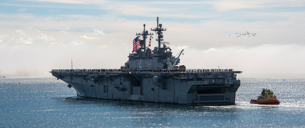 USS Boxer (LHD 4) Returns Home from Deployment