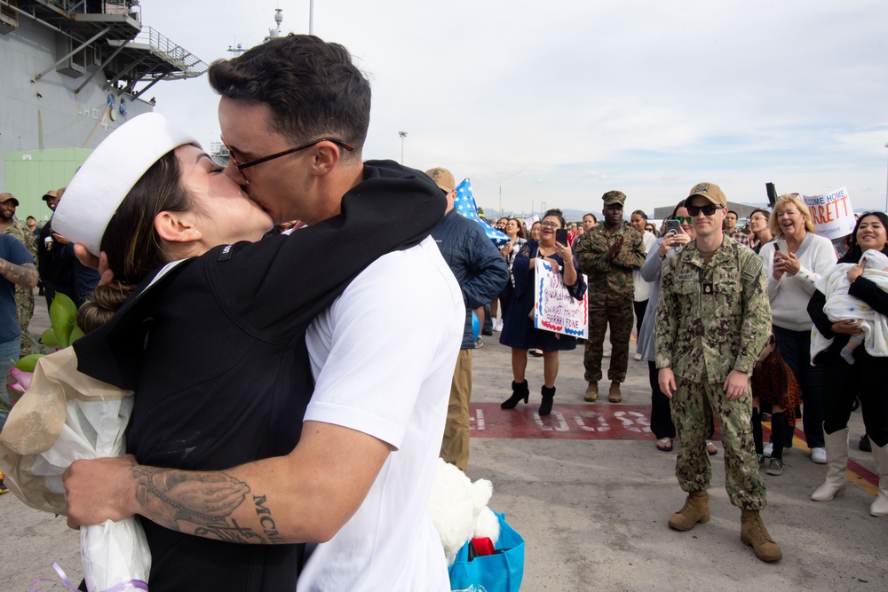 USS Boxer returns to homeport