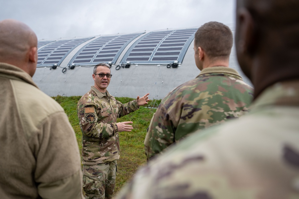 Command first sergeants visit Spangdahlem Air Base