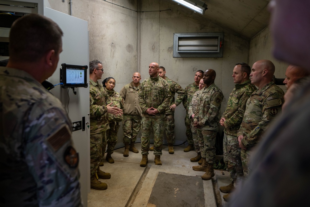 Command first sergeants visit Spangdahlem Air Base