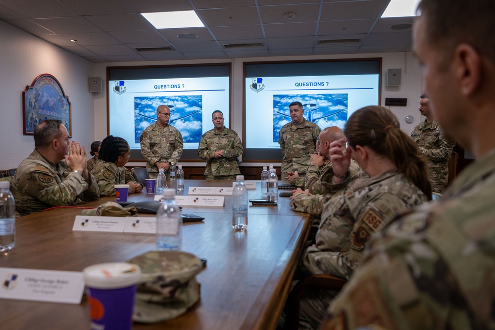 Command first sergeants visit Spangdahlem Air Base