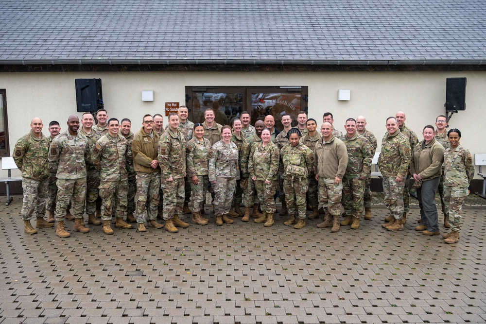 Command first sergeants visit Spangdahlem Air Base