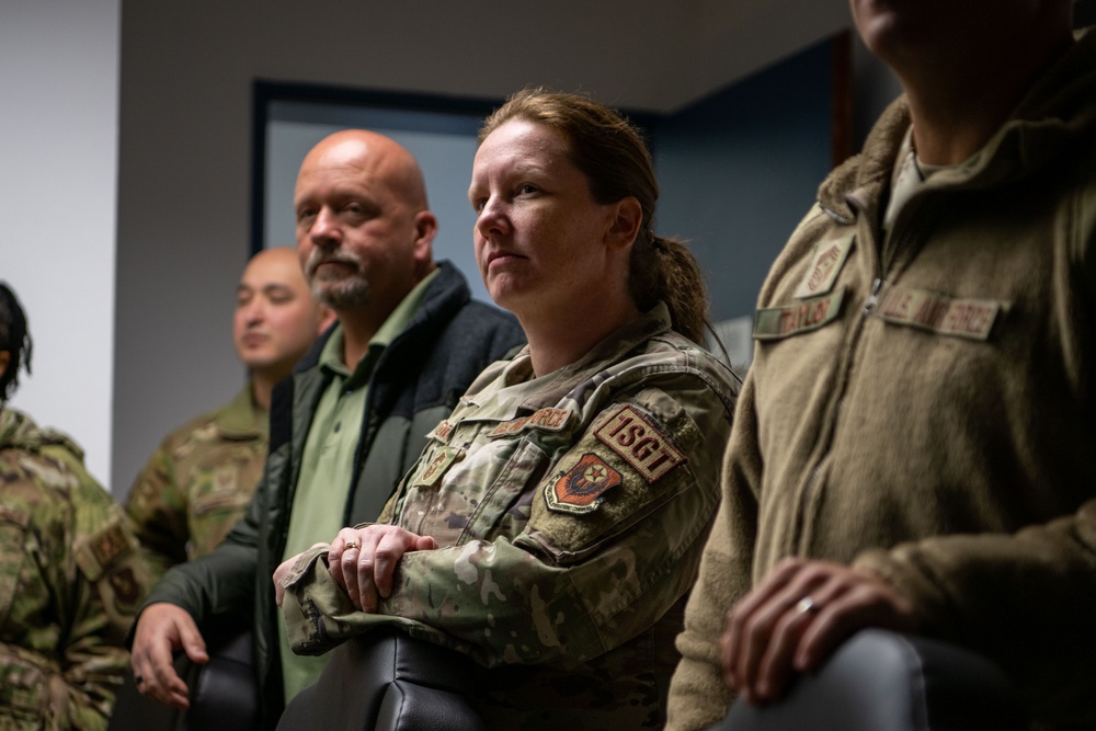 Command first sergeants visit Spangdahlem Air Base