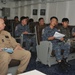 Pre-sail Brief Held Aboard USS Frank Cable