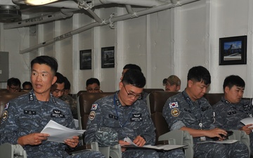 Pre-sail Brief Held Aboard USS Frank Cable