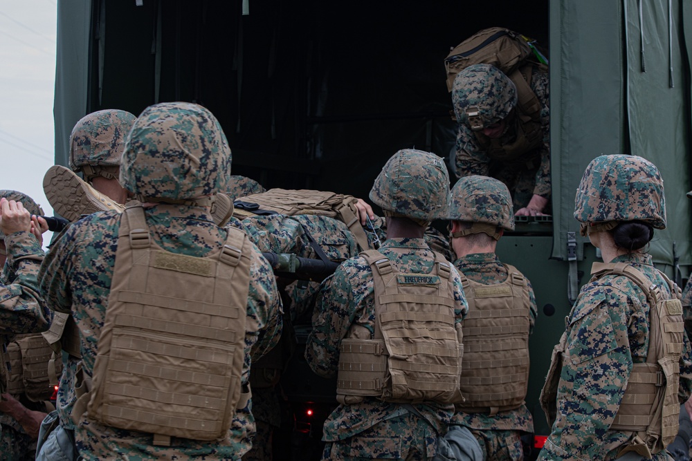 Shika-X 24: 3rd Dental Battalion Conducts Mass Casualty Simulation