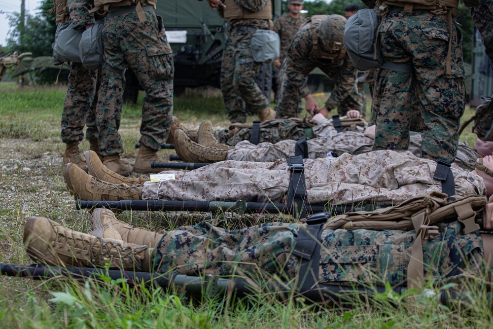 Shika-X 24: 3rd Dental Battalion Conducts Mass Casualty Simulation