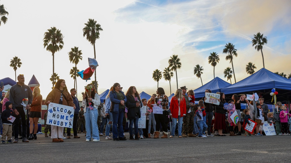 15th MEU Returns to Camp Pendleton Completing Their Deployment