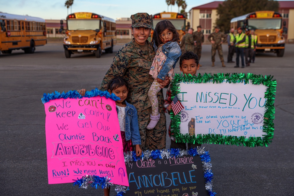 15th MEU Returns to Camp Pendleton Completing Their Deployment