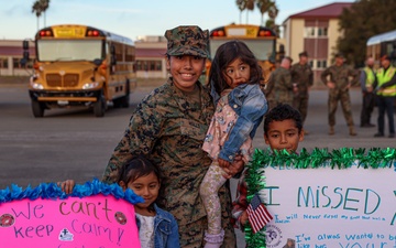 15th MEU Returns to Camp Pendleton Completing Their Deployment