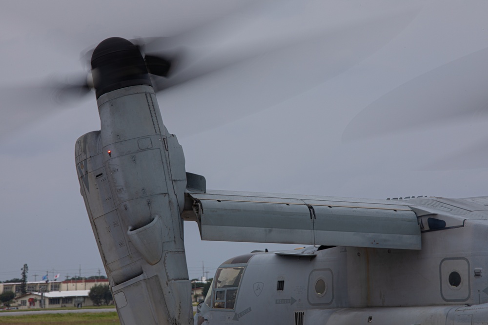 Shika-X 24: 3rd Dental Battalion Conducts Mass Casualty Training with MV-22 Osprey Aircraft