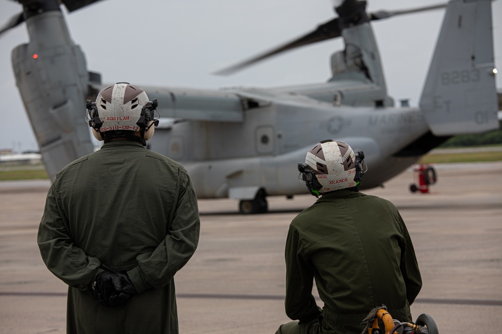 Shika-X 24: 3rd Dental Battalion Conducts Mass Casualty Training with MV-22 Osprey Aircraft