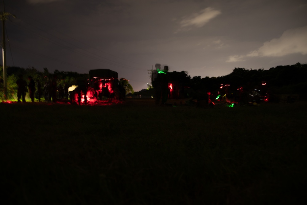 Shika-X 24: 3rd Dental Battalion Conducts Evening Mass Casualty Simulation