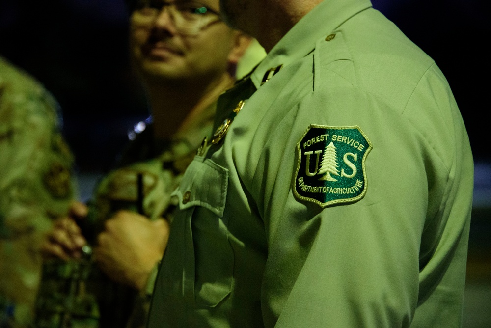 U.S. Capitol Christmas Tree visits Joint Base Andrews