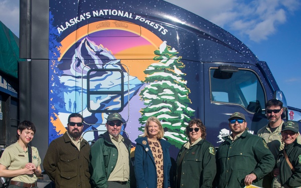 U.S. Capitol Christmas Tree visits Joint Base Andrews