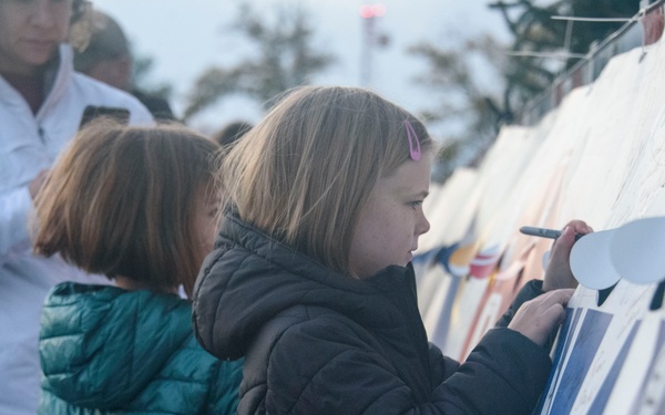 U.S. Capitol Christmas Tree visits Joint Base Andrews