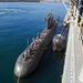 ROK Submarine Na Dae-Yong (SS-069) Moored Alongside USS Frank Cable (AS40)