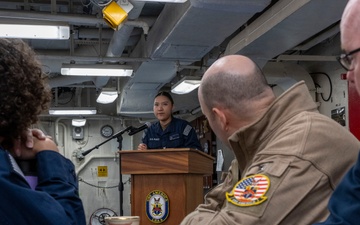 USS America (LHA 6) Holds National American Indian Heritage Month Observance