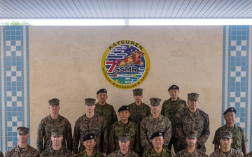 U.S. Marines with 12th MLR Attend a Key Leader Engagement with JGSDF 7th Surface to Ship Missile Regiment