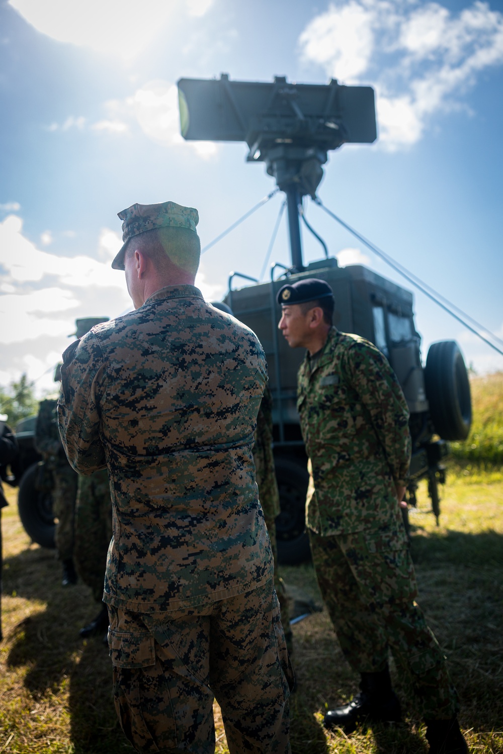 U.S. Marines with 12th MLR Attend a Key Leader Engagement with JGSDF 7th Surface to Ship Missile Regiment