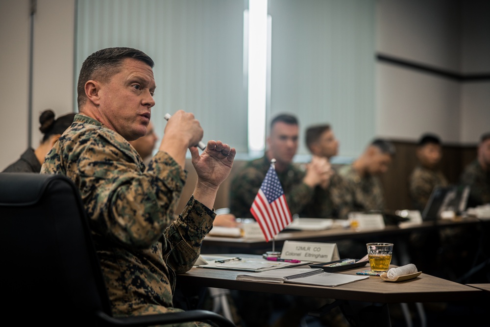 U.S. Marines with 12th MLR Attend a Key Leader Engagement with JGSDF 7th Surface to Ship Missile Regiment