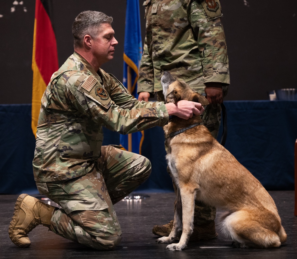 Paws, Claws, and Service: Honoring Juci's loyal years of service