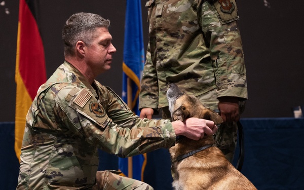 Paws, Claws, and Service: Honoring Juci's loyal years of service
