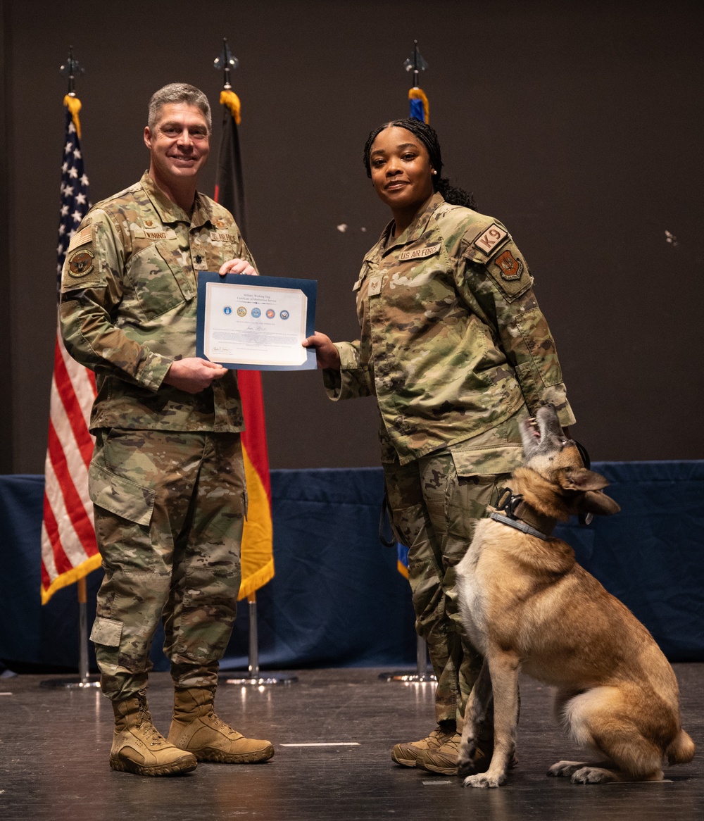 Paws, Claws, and Service: Honoring Juci's loyal years of service