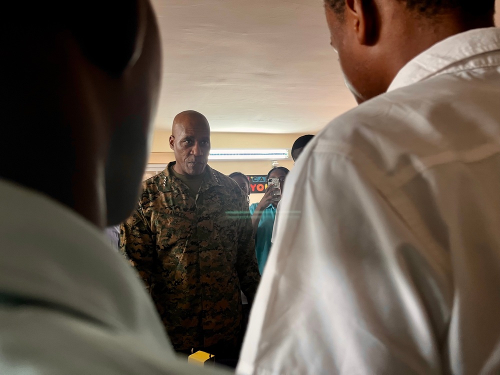 Advances to combat instability can start with STEM – Langley visits Gabonese Youth