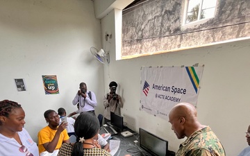 Advances to combat instability can start with STEM – Langley visits Gabonese Youth