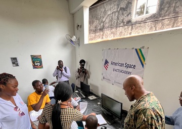 Advances to combat instability can start with STEM – Langley visits Gabonese Youth