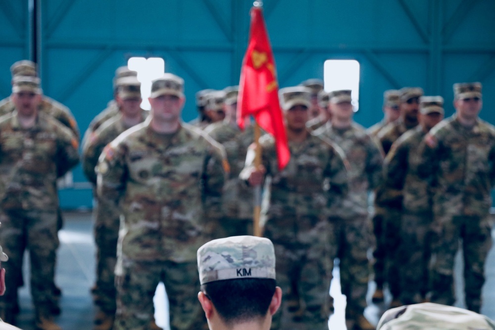 Echo Company, 5th Battalion, 4th Air Defense Artillery Regiment, Assumption of Command ceremony 2024