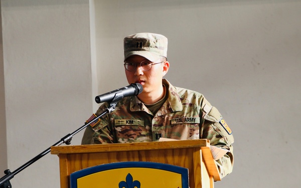 Echo Company, 5th Battalion, 4th Air Defense Artillery Regiment, Assumption of Command.